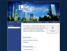 Tablet Screenshot of english.attorneyliu.cn